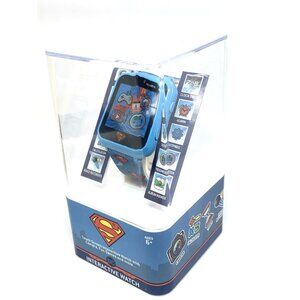 DC Superman Interactive Kids Smartwatch Blue Games Camera Video Touch Screen
